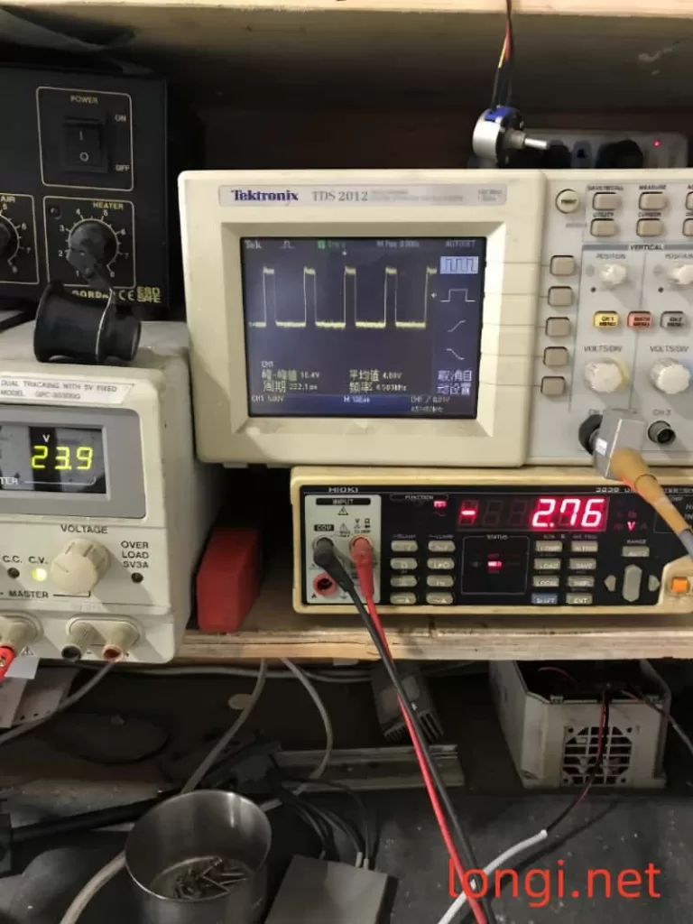 Mitsubishi servo MR-J3 drive circuit actual pulse state