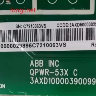 ABB ACS880 Four Quadrant Frequency Converter Driver Board - QPWR-531 QPWR-53X