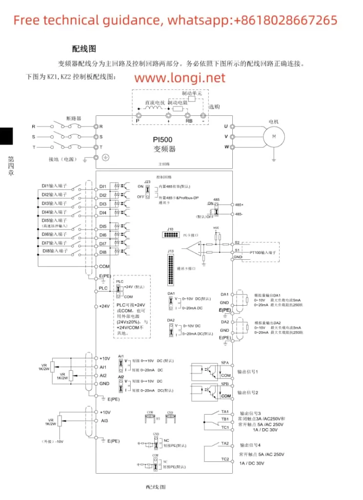 Wiring Diagram of POWTRAN PI500