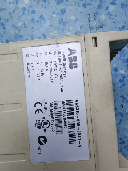 ACS310-03E-09A7-4 ABB Frequency Converter 4KW 380V, Original Disassembled, Quality Assured