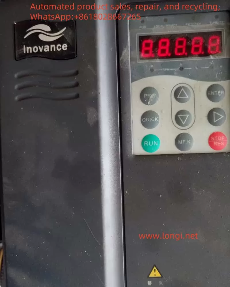 Inovance inverter shows 88888