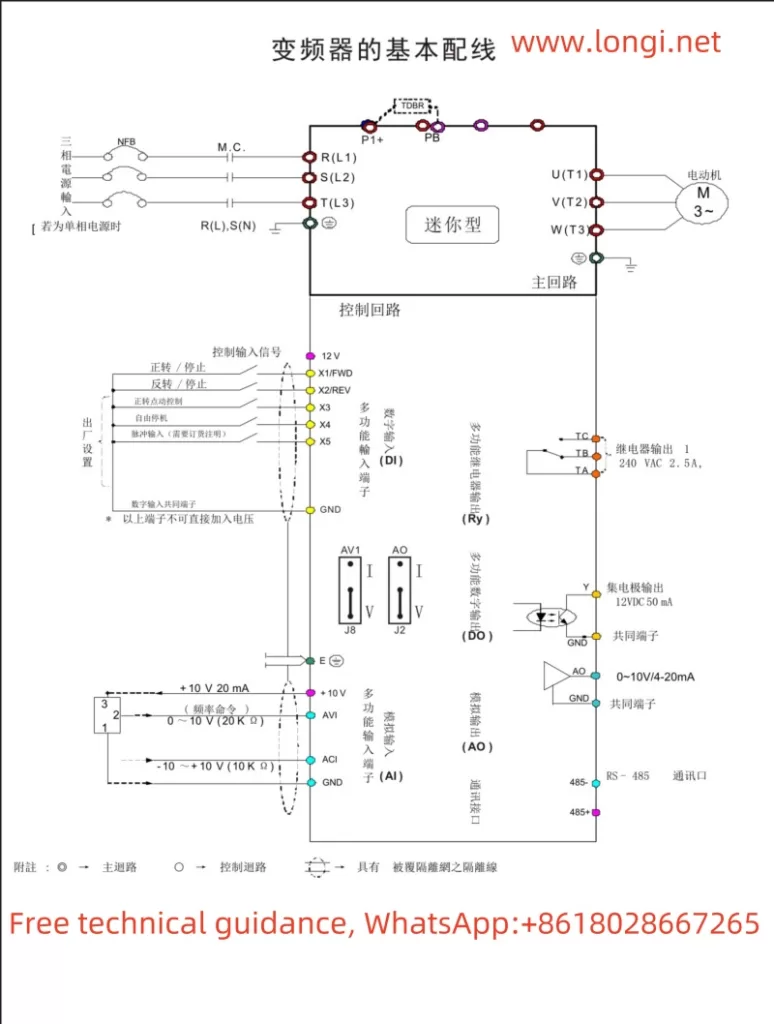 RMSPD INVERTER SPD990M Wiring Diagram