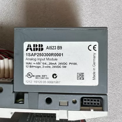 AI523 B9 ABB PLC Analog Input Module 1SAP250300R0001, Original Demolished, Quality Assured