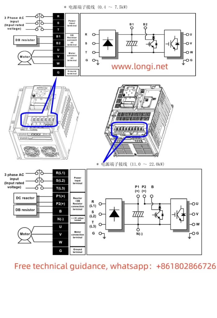 SV-IGXA main circuit wiring diagram