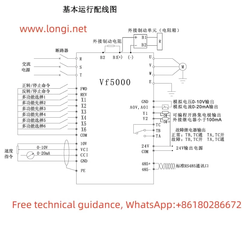 VF5000 standard wiring diagram