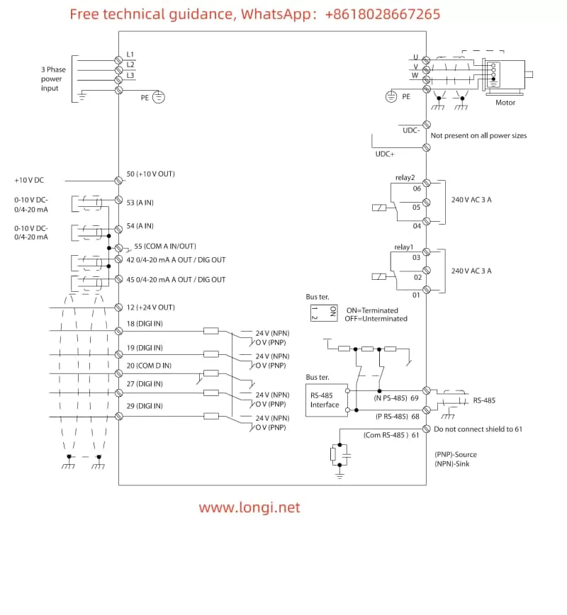 FC101 standard wiring diagram