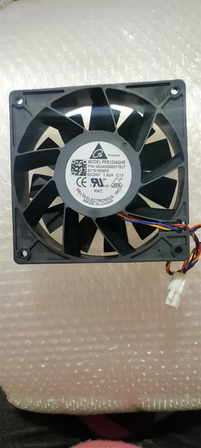 Delta PFB1224GHE 3AUA0000077627 DC24V 1.62A 4-Wire Inverter Fan for ABB ACS880