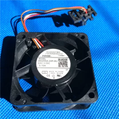 ABB Inverter ACS880/ACS580 Series Small Fan Model 06025SA-24R-BU 24VDC 0.15A, 3AUA0000073823, ACS880-01 R1 SP KIT - Newly Dismantled from Inverter, Quality Assured