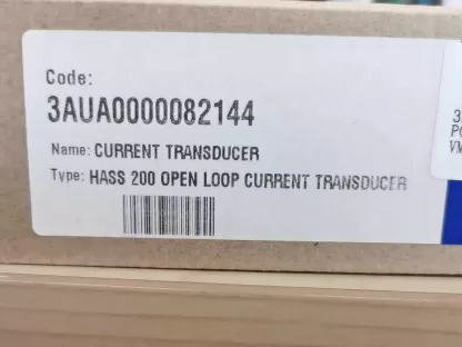 HASS 200 Current Transformer for ABB Inverters ACS880 & ACS580, Open Loop Current Transducer 3AUA0000082144, Inventory Spare Part, Nearly New