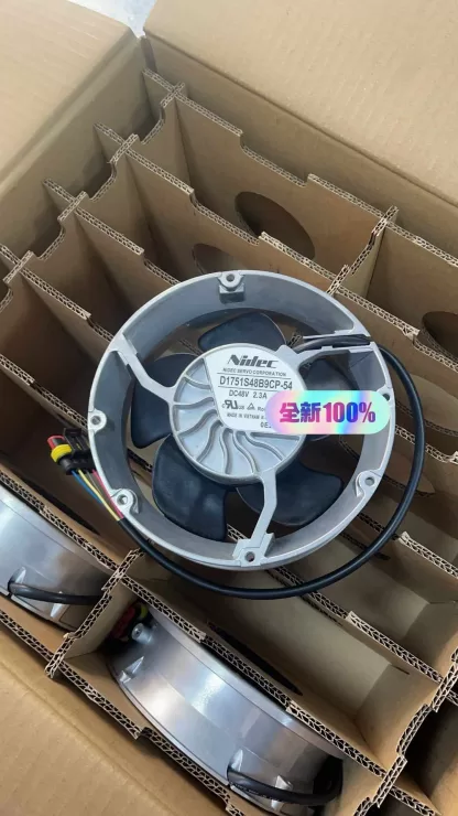 Original New Stock ABB Inverter Cooling Fan D1751S48B9CP-54 48V 2.3A, Unused Spare Part in Inventory - Image 2