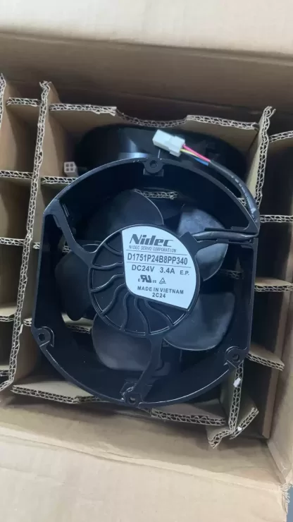 Nidec Fan D1751P24B8PP340, 24V 3.40A, Suitable for ABB Inverter ACS880, Stock Spare Part, Brand New - Image 2