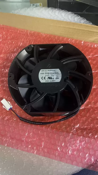 Original ABB Inverter Cooling Fan FFB1524UHG 24V 4.8A 4-Wire with Original Plug - Image 2