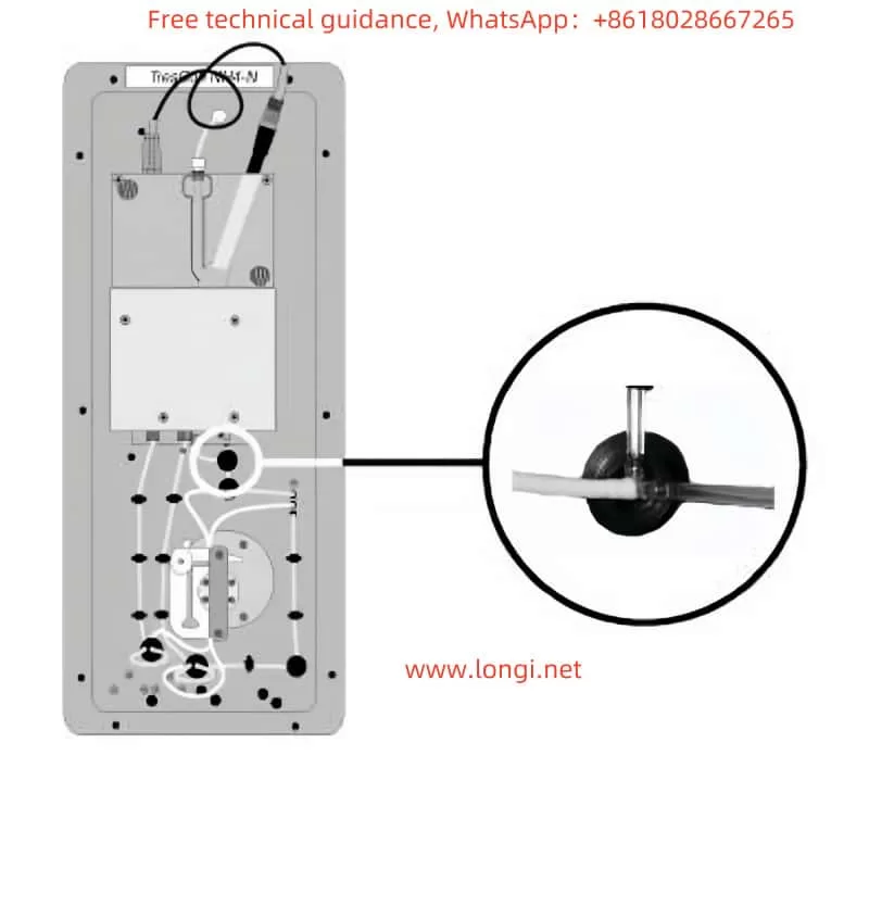 Trescon OA110 NH4-N Replacement T-piece Diagram