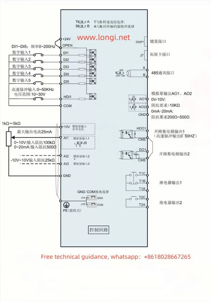 ZC1000 standard wiring diagram